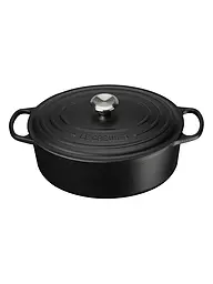 LE CREUSET | Bräter oval SIGNATURE 31cm 6,3l 6,3l Garnet | schwarz