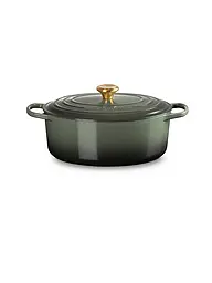 LE CREUSET | Bräter oval SIGNATURE 31cm 6,3l 6,3l Garnet | dunkelgrün