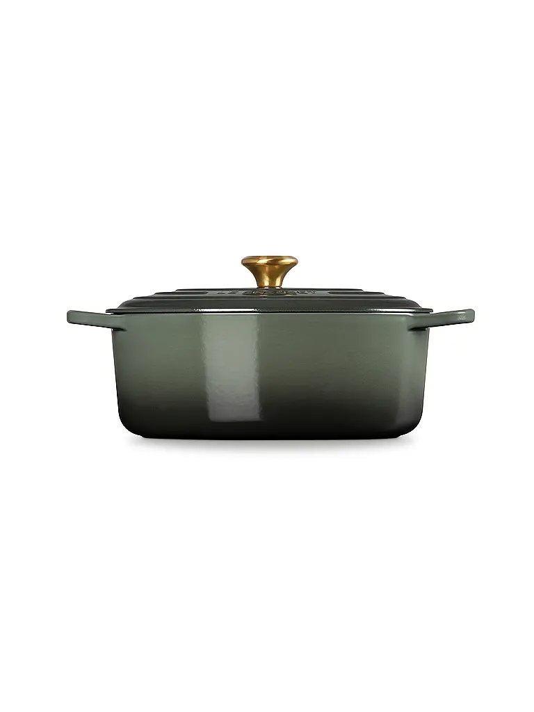 LE CREUSET | Bräter oval SIGNATURE 31cm 6,3l Thyme | dunkelgrün