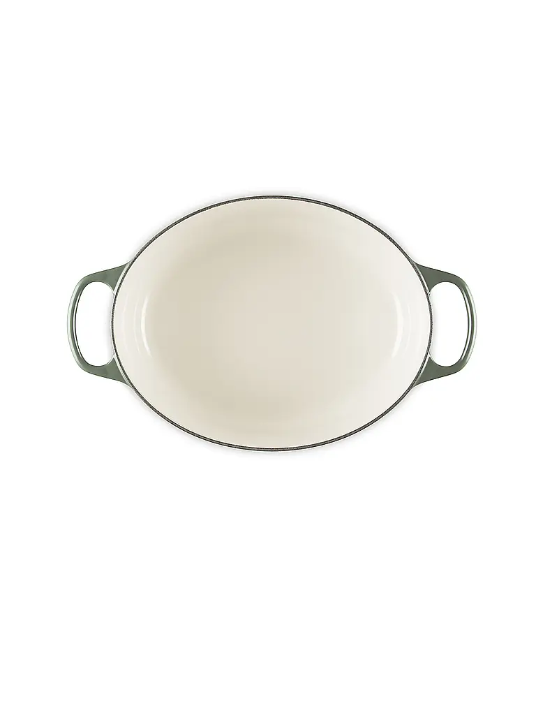 LE CREUSET | Bräter oval SIGNATURE 31cm 6,3l Thyme | dunkelgrün