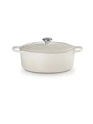 LE CREUSET | Bräter oval SIGNATURE 33cm/7,5l Meringue | creme