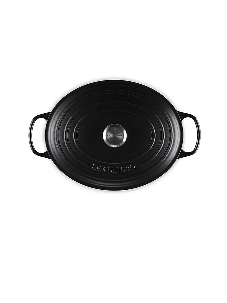LE CREUSET | Bräter oval SIGNATURE 33cm/7,5l Schwarz | 