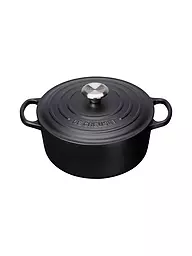 LE CREUSET | Bräter rund SIGANTURE 20cm/2,4l  | schwarz
