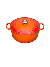 LE CREUSET | Bräter rund 24cm/4,2l SIGNATURE | orange
