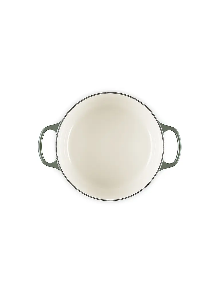 LE CREUSET | Bräter rund 24cm/4,2l SIGNATURE | dunkelgrün