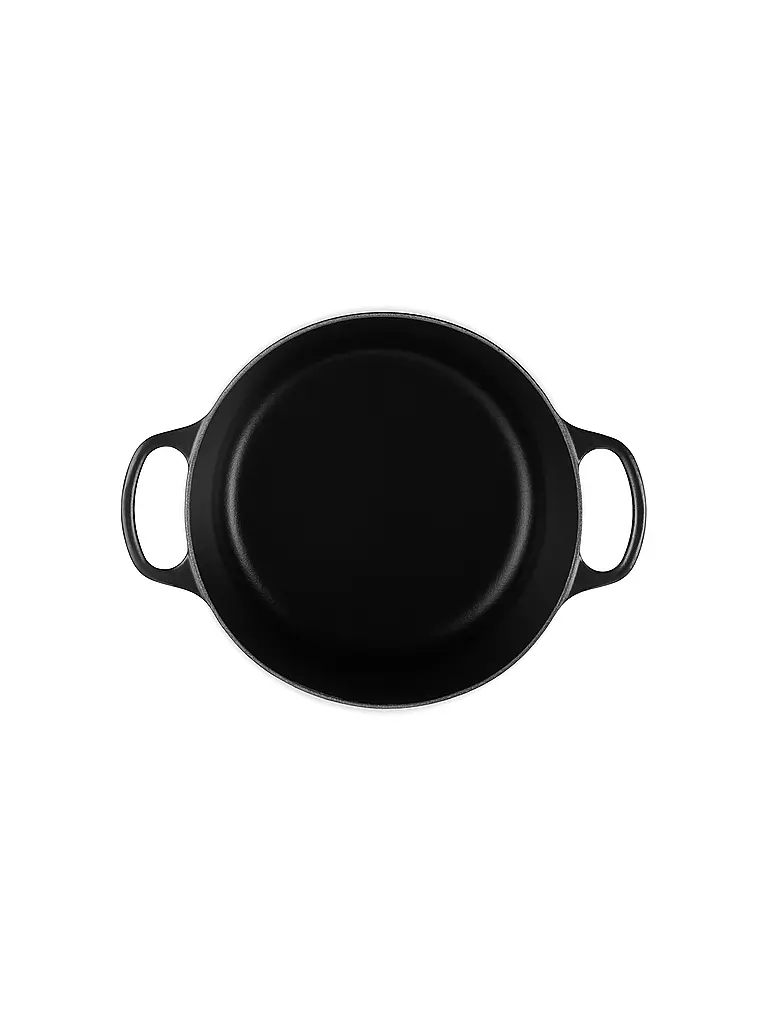 LE CREUSET | Bräter rund hoch SIGNATURE 24cm Schwarz | blau