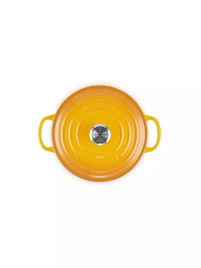 LE CREUSET | Bräter rund SIGNATURE 20cm Nectar | gelb