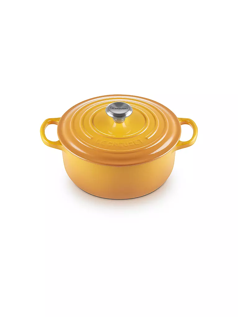 LE CREUSET | Bräter rund SIGNATURE 20cm Nectar | gelb