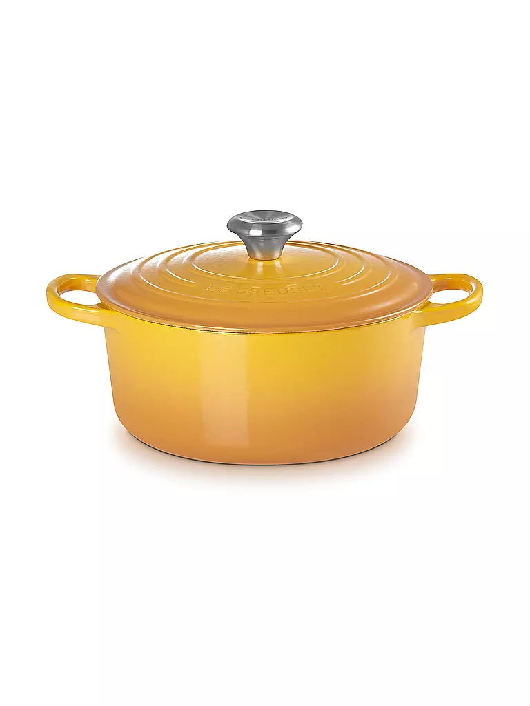 LE CREUSET | Bräter rund SIGNATURE 24cm Nectar | gelb