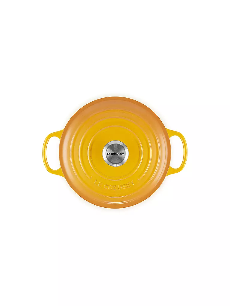 LE CREUSET | Bräter rund SIGNATURE 24cm Nectar | gelb