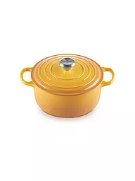 LE CREUSET | Bräter rund 24cm/4,2l SIGNATURE | gelb