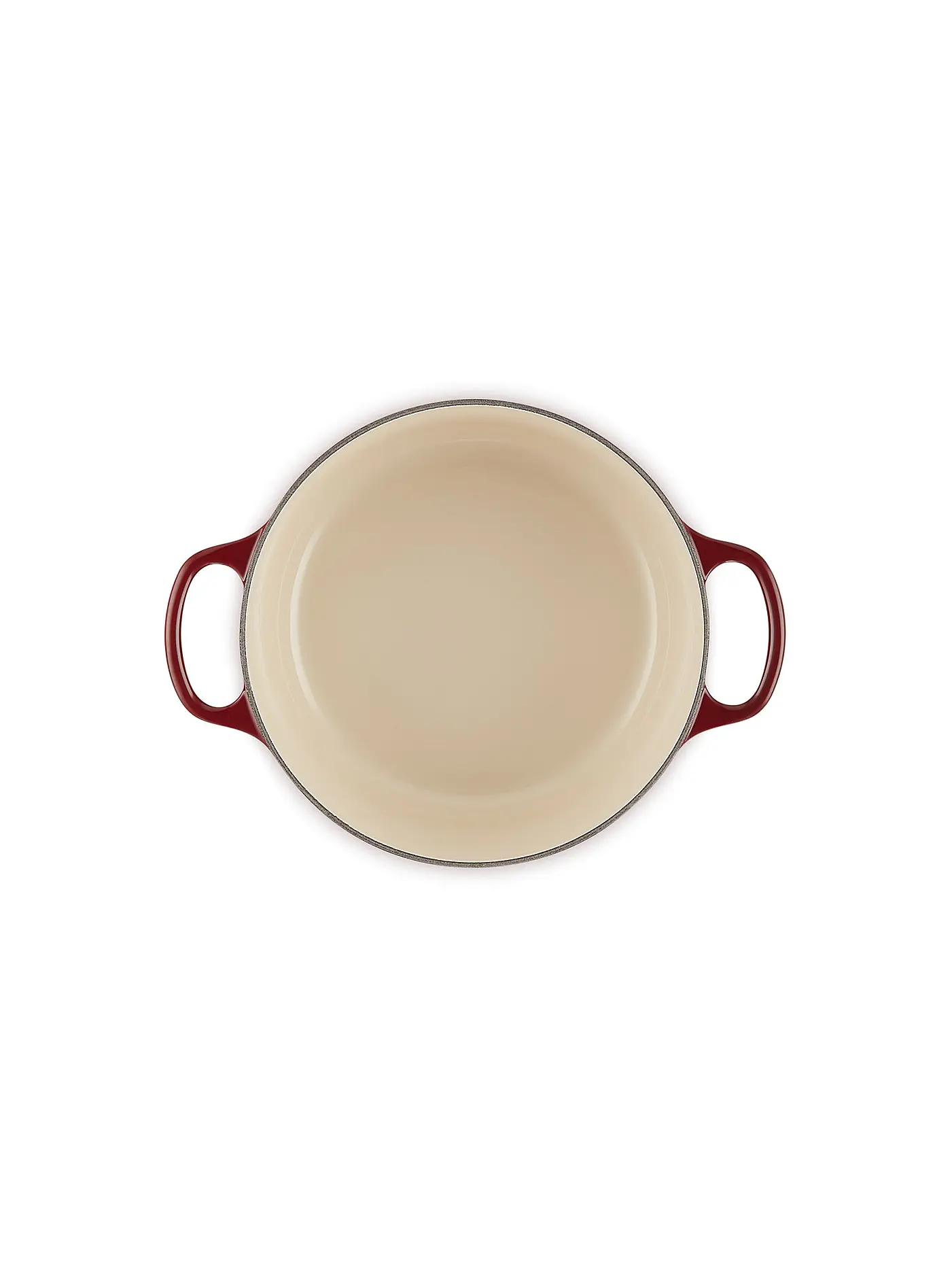 LE CREUSET | Bräter rund SIGNATURE 24cm/4,2l Garnet | dunkelrot