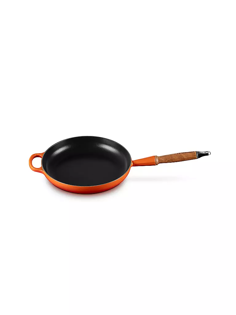 LE CREUSET | Bratpfanne SIGNATURE 26cm Offenrot | hellgrau