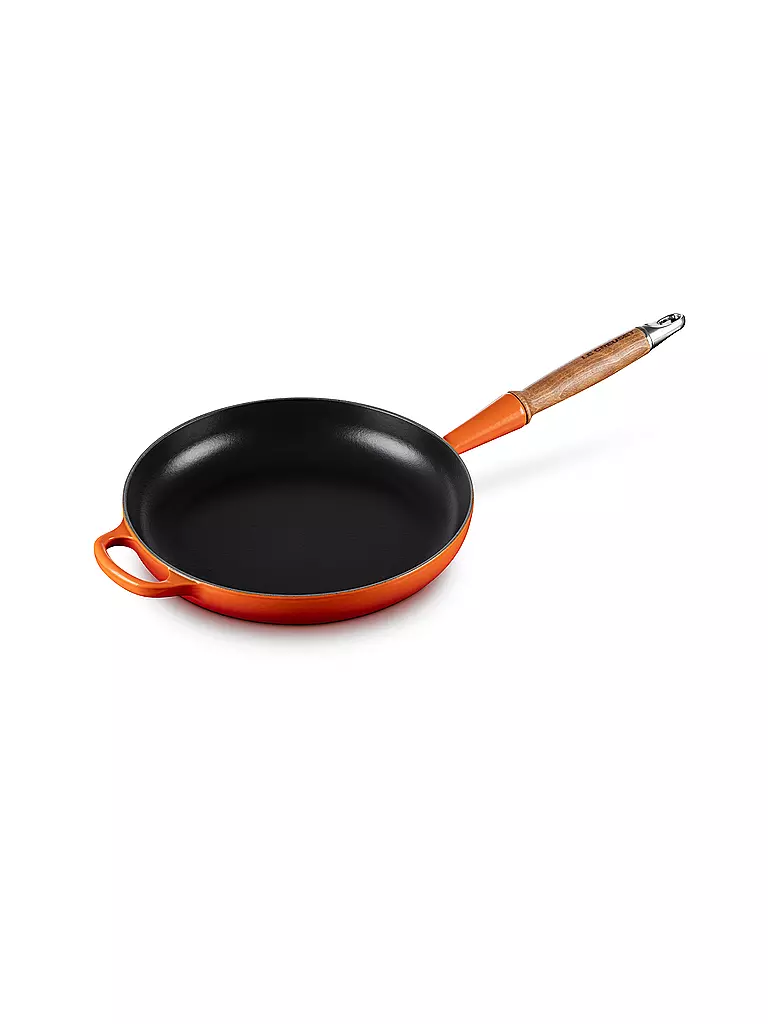 LE CREUSET | Bratpfanne SIGNATURE 26cm Offenrot | hellgrau