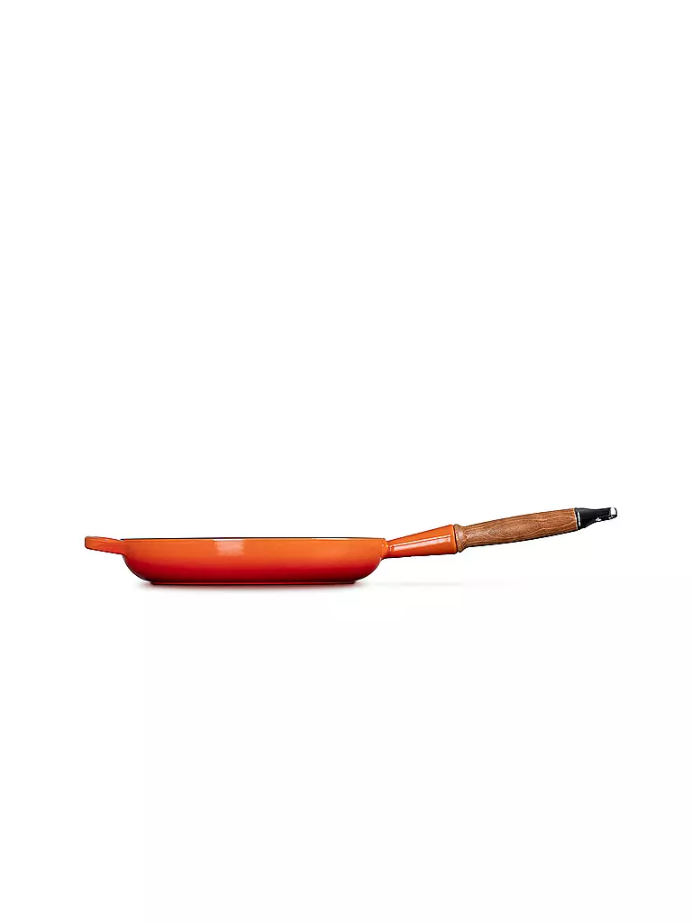 LE CREUSET | Bratpfanne SIGNATURE 26cm Offenrot | hellgrau