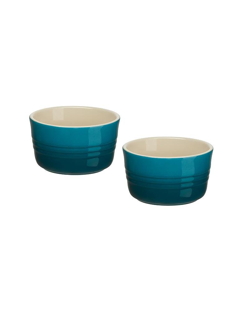 LE CREUSET | Förmchen-Set Poterie 2-er Set (Deep Teal) | blau