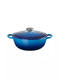 LE CREUSET | Familientopf  28cm La Marmite SIGNATURE Meringue | blau