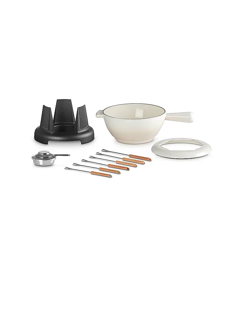 LE CREUSET | Fondue Set MODE Meringue | Creme