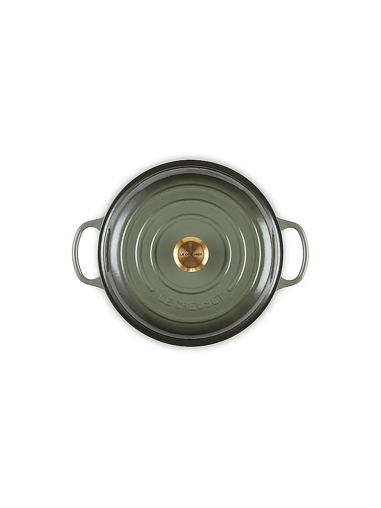 LE CREUSET | Gourmet Profitopf 30cm/3,5l SIGNATURE  Thyme | dunkelgrün