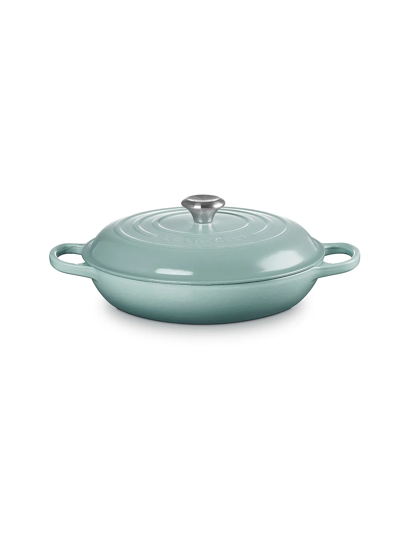 LE CREUSET | Gourmet Profitopf SIGNATURE 30cm/3,5l Nectar | hellgrau