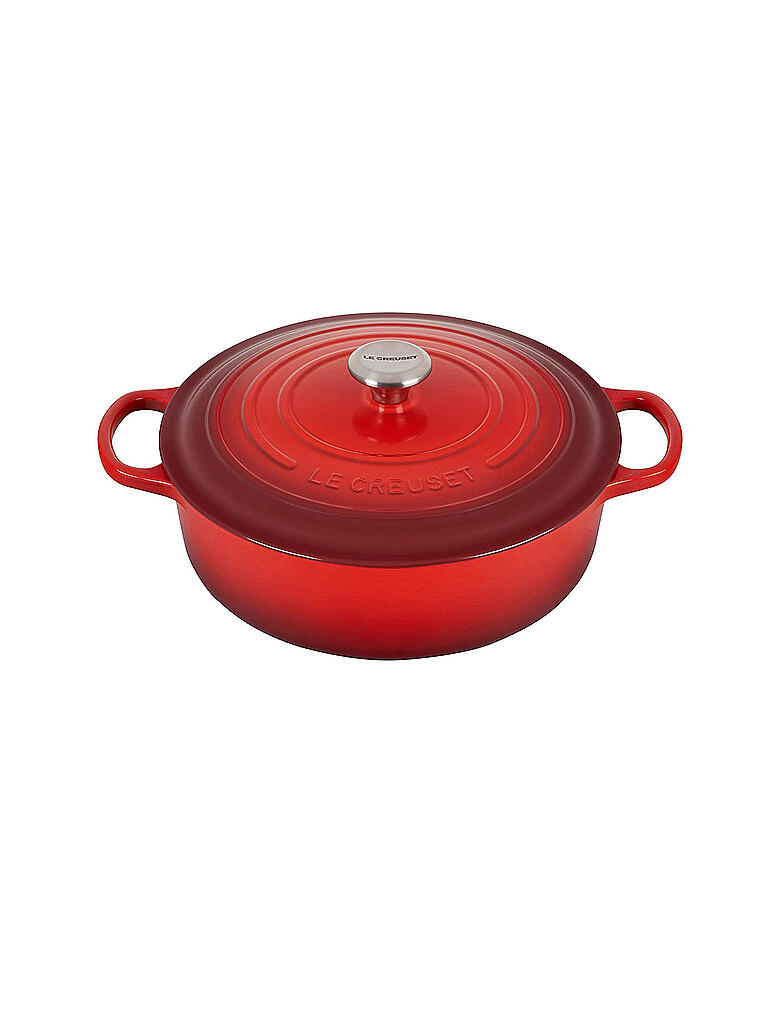 LE CREUSET | Gourmet-Bräter Signature  24cm Kirschrot | rot