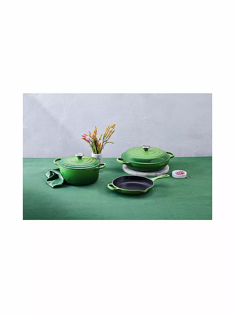 LE CREUSET | Gourmet-Profitopf Signature 30cm/3,2l Bamboo Green | grün