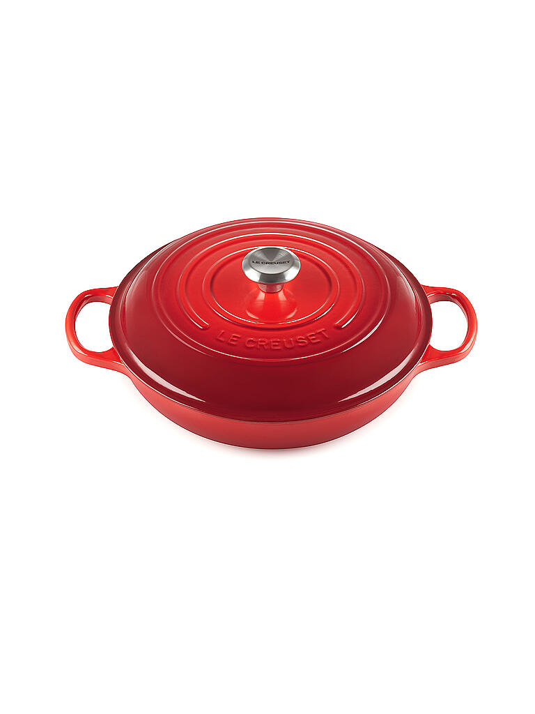 LE CREUSET | Gourmet-Profitopf Signature 30cm/3,2l Kirschrot | rot
