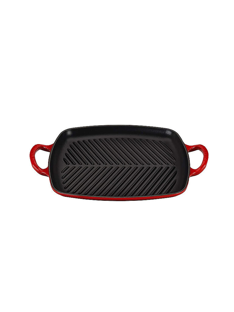 LE CREUSET | Grillplatte aus Gusseisen Signature 30cm Kirschrot | rot