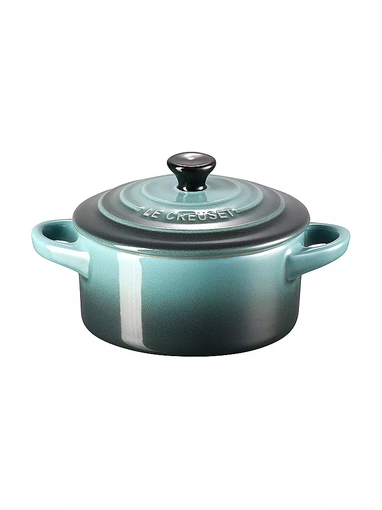 LE CREUSET | Gusseisen Mini Cocotte rund 10cm Ocean | petrol