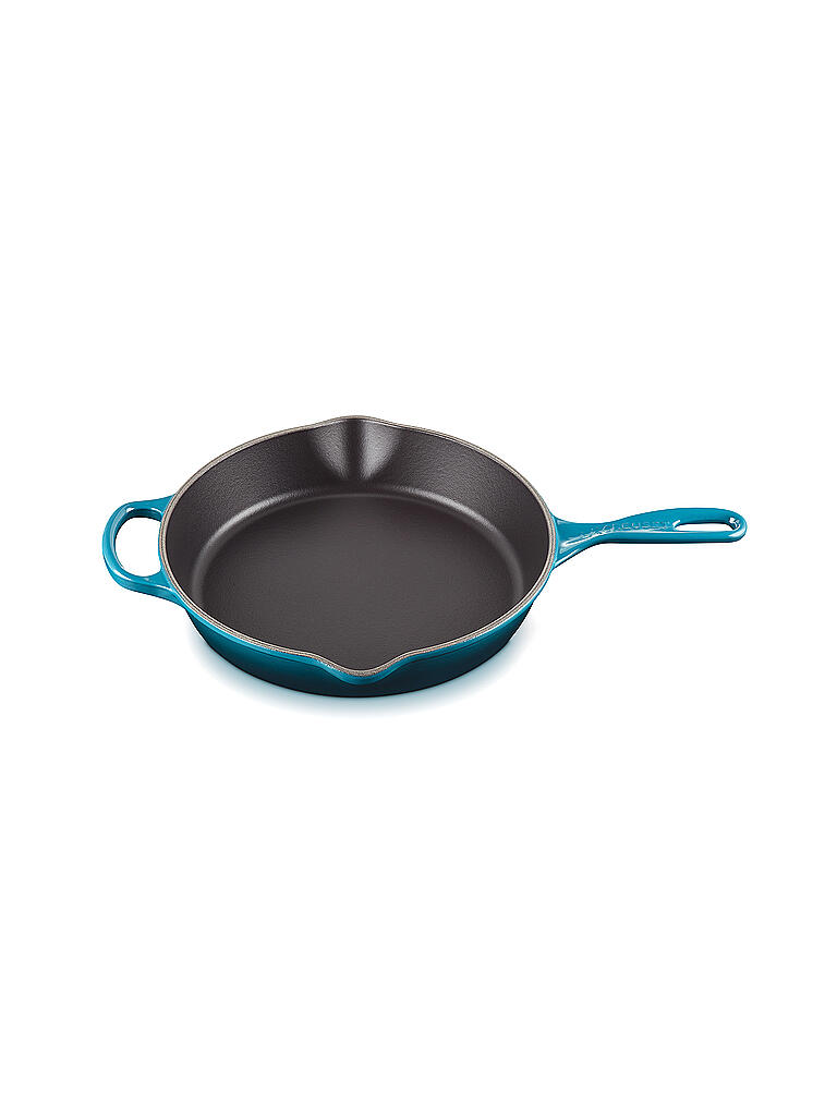 LE CREUSET | Hohe Brat- und Servierpfanne aus Gusseisen 26cm Deep Teal | petrol