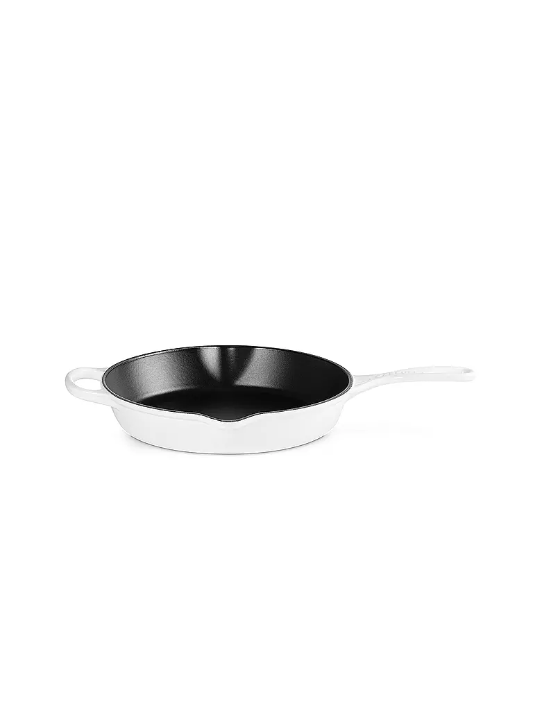 LE CREUSET | Hohe Brat- und Servierpfanne aus Gusseisen 26cm/2l SIGNATURE White | weiss