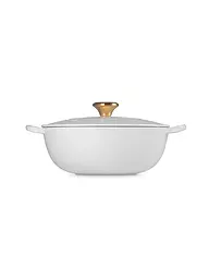 LE CREUSET | Kochtopf mit Deckel 26cm/4,1l  LA MARMITE HOLLY Thyme | Beige