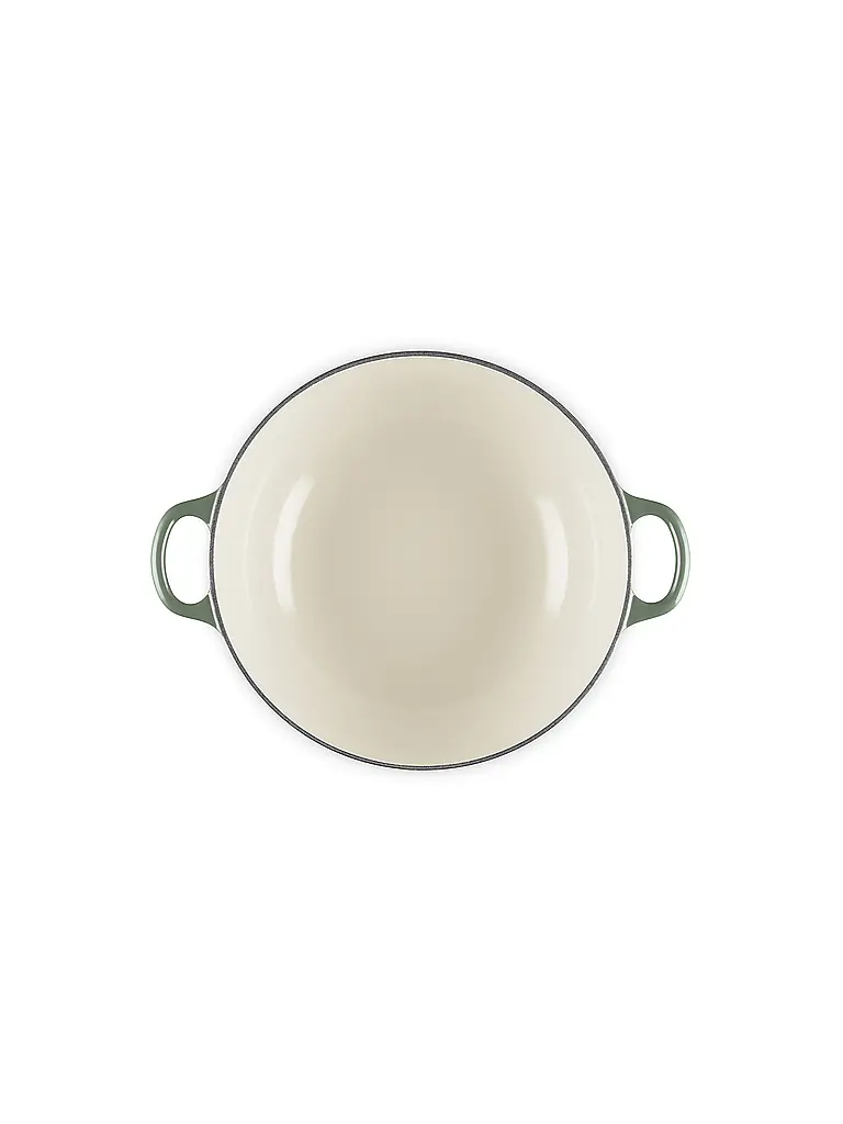LE CREUSET | Kochtopf mit Deckel 26cm/4,1l  LA MARMITE HOLLY Thyme | Dunkelgrün