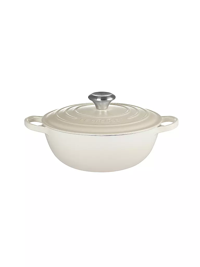 LE CREUSET | La Marmite - Familientopf Signature 24cm Meringue | creme