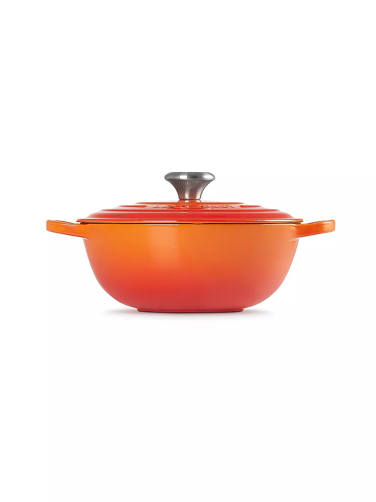 LE CREUSET | La Marmite - Familientopf Signature 24cm Ofenrot | orange