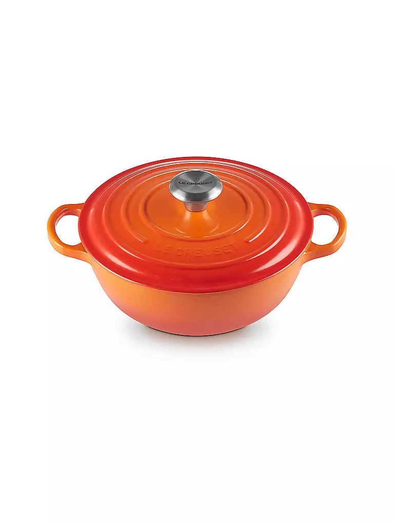 LE CREUSET | La Marmite - Familientopf Signature 24cm Ofenrot | orange