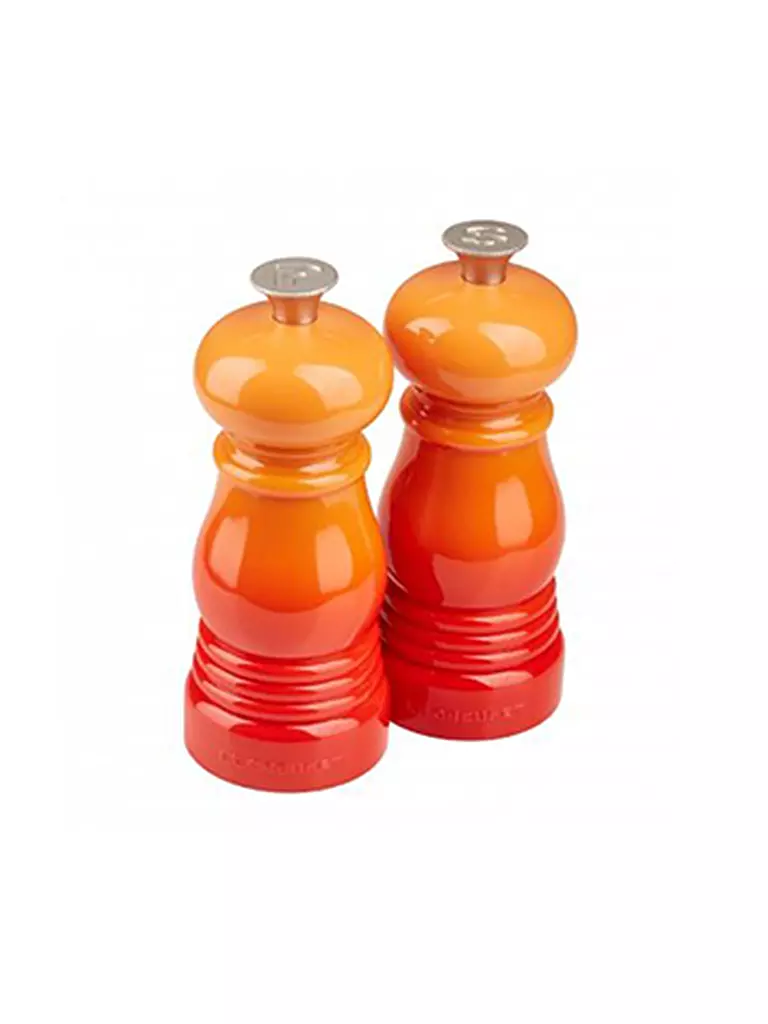 LE CREUSET | Mühlen-Set klein 2-er (Ofenrot) | orange