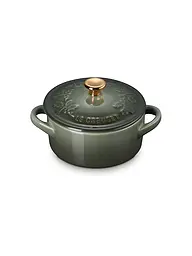 LE CREUSET | Mini Cocotte mit Deckel 10cm/0,25l HOLLY Thyme  | Dunkelgrün