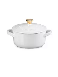 LE CREUSET | Mini Cocotte mit Deckel 10cm/0,25l HOLLY Thyme  | Weiss