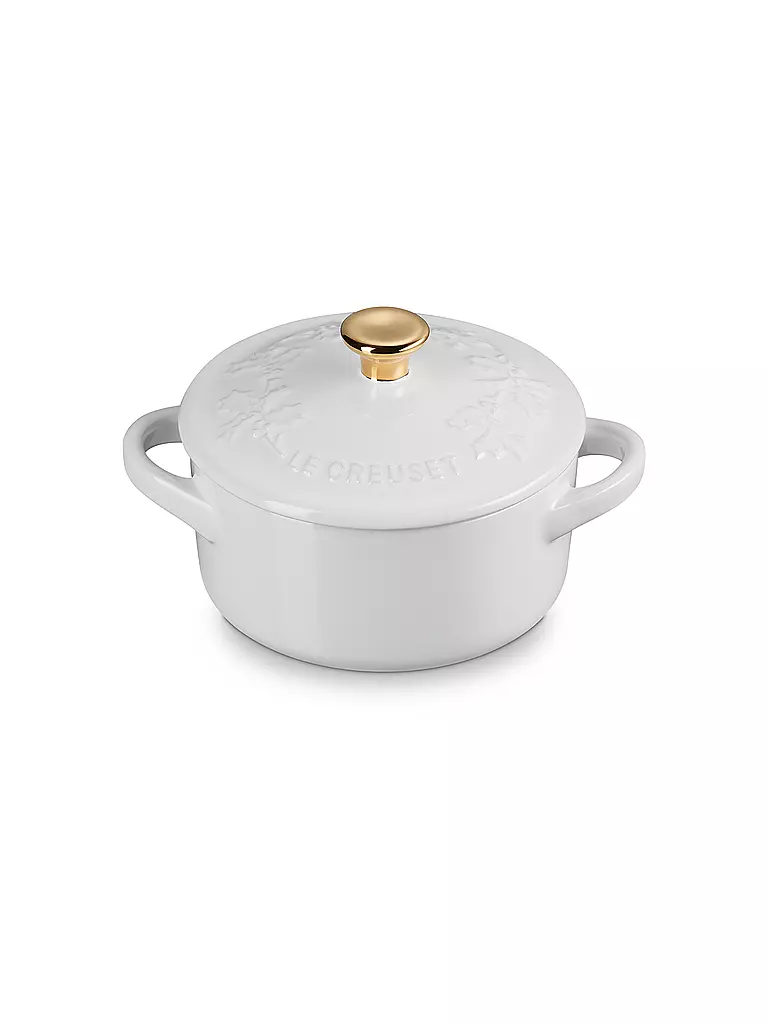 LE CREUSET | Mini Cocotte mit Deckel 10cm/0,25l HOLLY White | Weiss