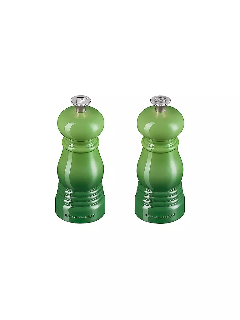 LE CREUSET | Mini Salz- & Pfeffermühlen Set 12,5cm Bamboo Green | grün