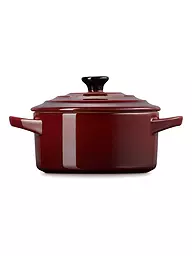 LE CREUSET | Mini-Cocotte POTERIE 10cm/0,2L Thyme | dunkelrot