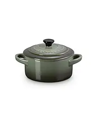LE CREUSET | Mini-Cocotte POTERIE 10cm/0,2L Thyme | dunkelgrün