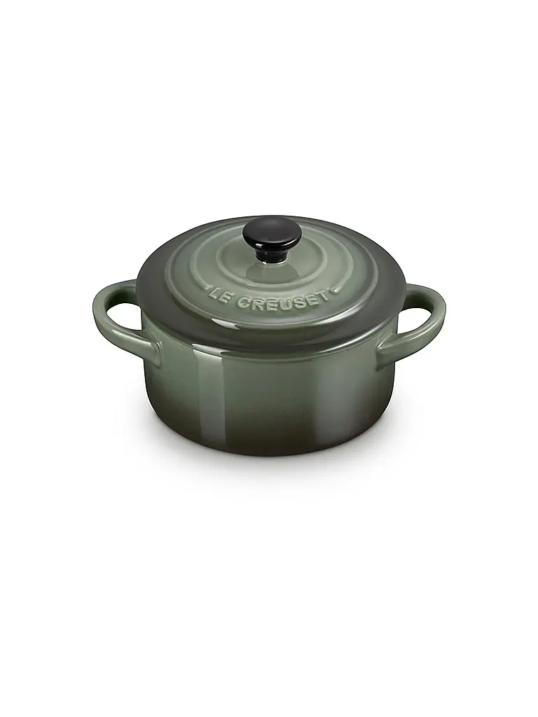 LE CREUSET | Mini-Cocotte POTERIE 10cm/0,2L Thyme | dunkelgrün