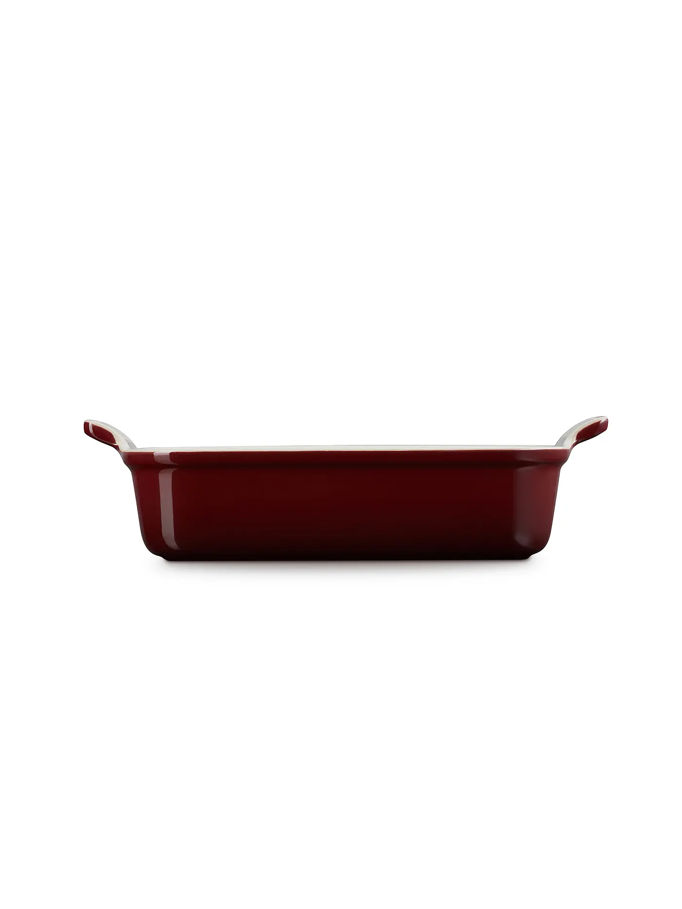 LE CREUSET | Rechteckige Auflaufform Tradition aus Steinzeug 26x19cm/2,4l Garnet | dunkelrot