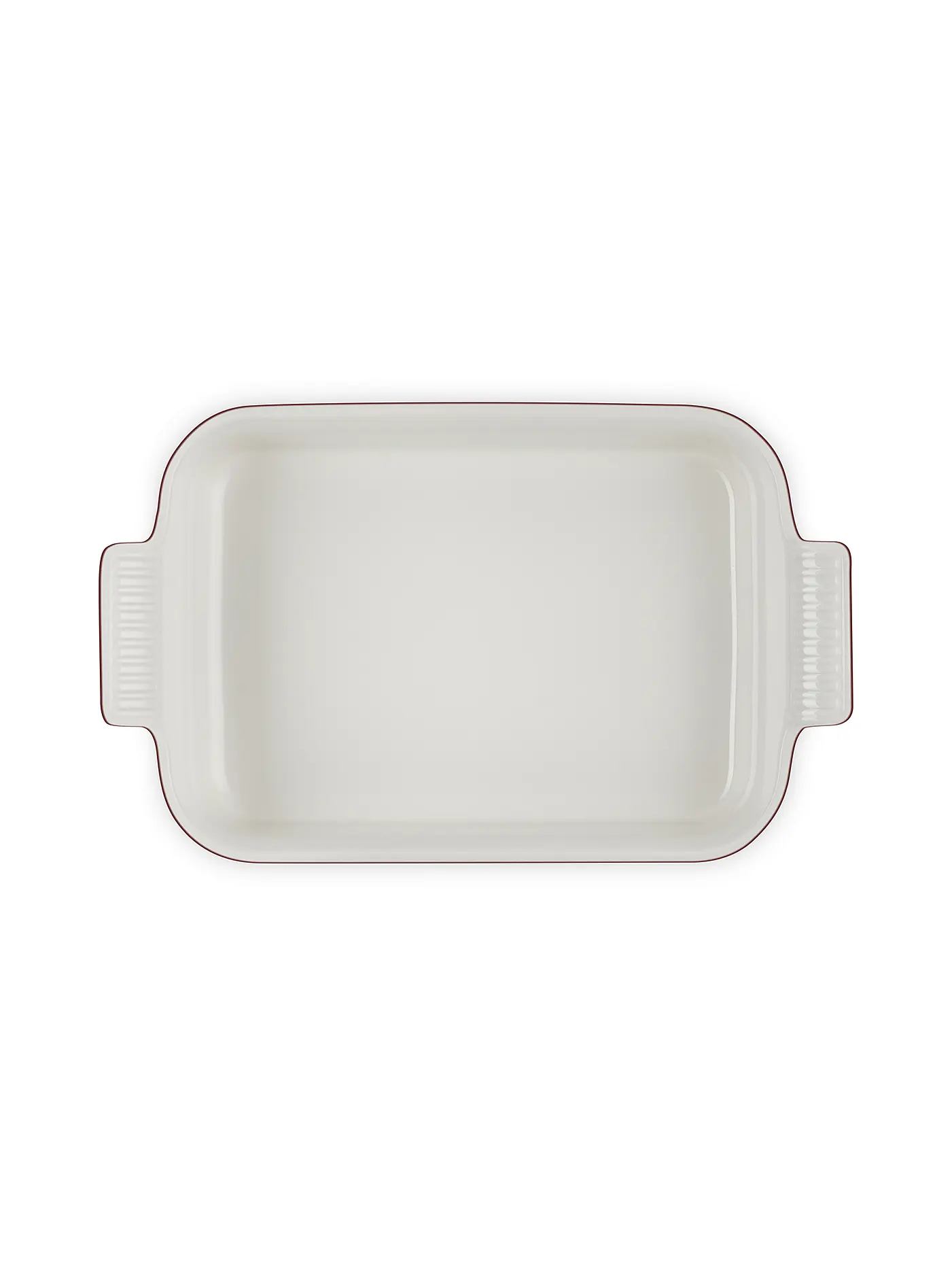 LE CREUSET | Rechteckige Auflaufform Tradition aus Steinzeug 26x19cm/2,4l Garnet | dunkelrot