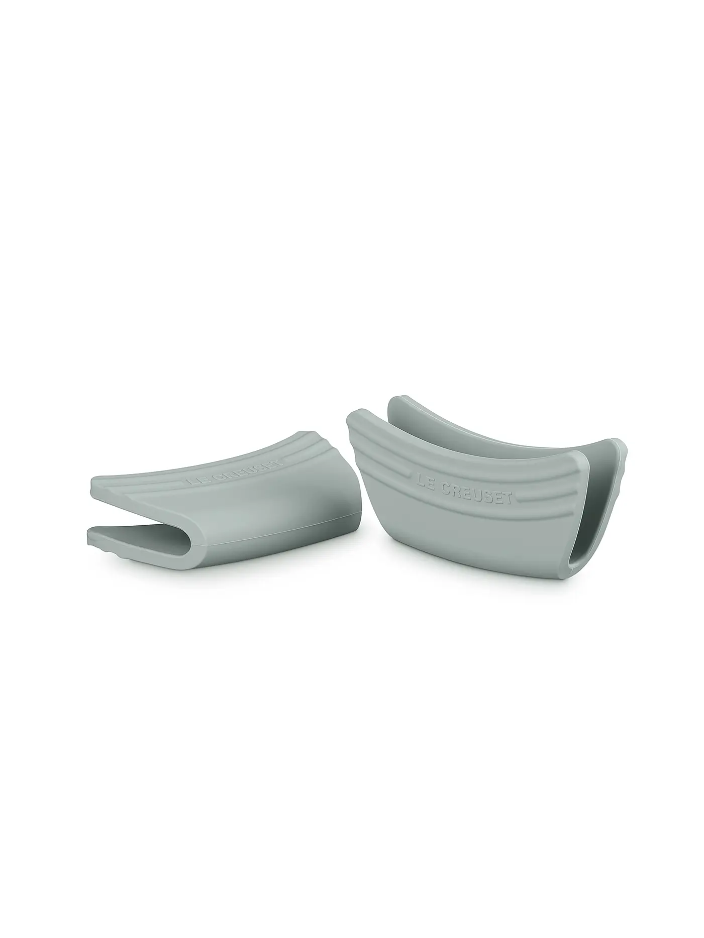 LE CREUSET | Silikon Griffschutz 2-er Set Nectar | hellgrau