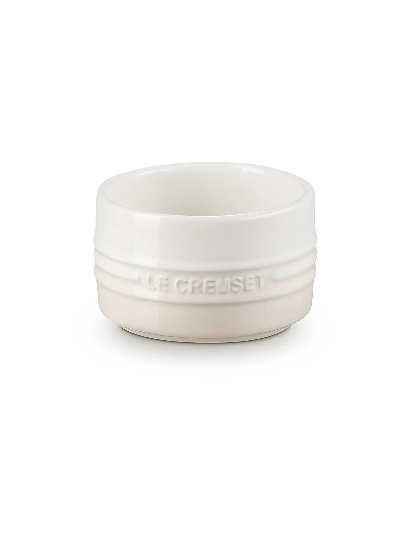 LE CREUSET | Stapelbare Förmchen 9cm/2l Ofenrot  | creme