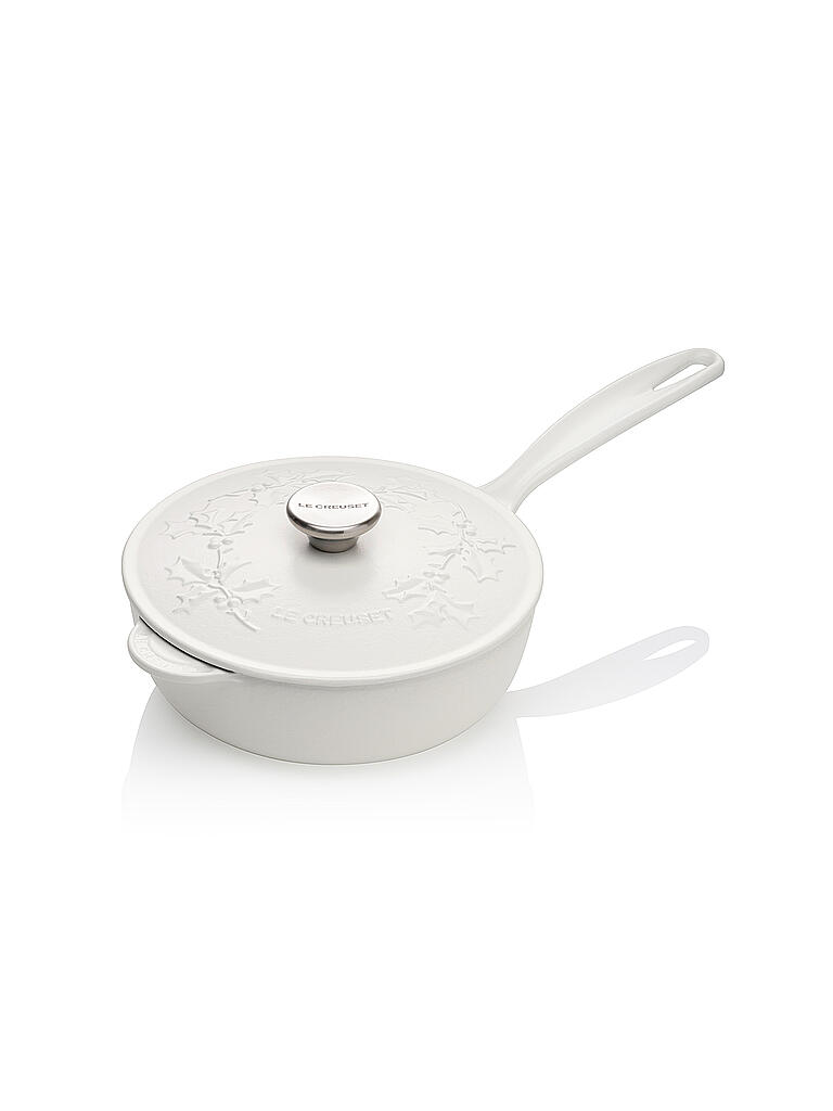 LE CREUSET | Stielkasserolle 21cm Holly Collection Limited Edition Cotton | beige