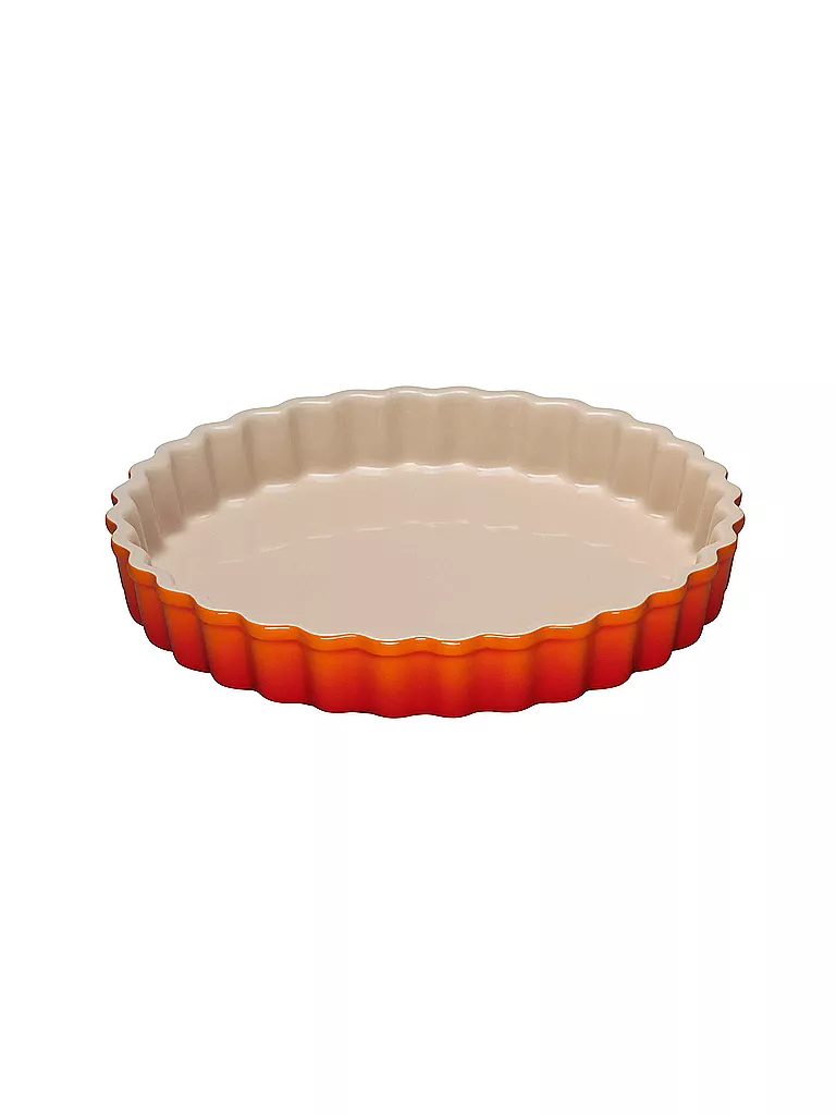 LE CREUSET | Tarteform "Poterie" 28cm (Ofenrot) | orange